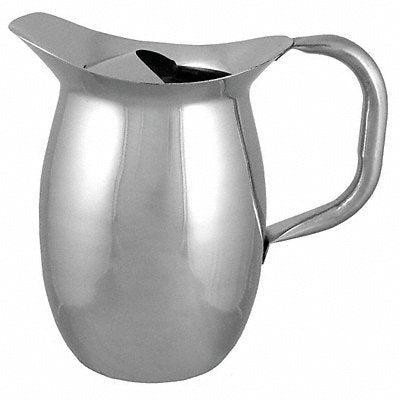 Bell Pitcher w/Guard 2 qt Silver