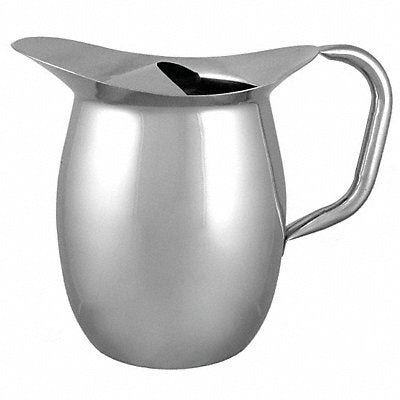 Bell Pitcher w/Guard 3 qt Silver