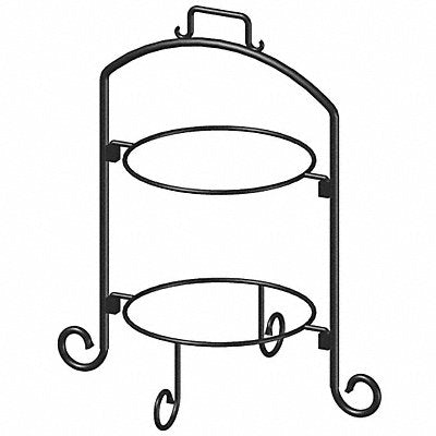 Plate Stand 13.5 x 17.25 x 19.5 2 Tier