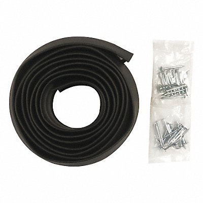 Door Bottom Seal Rubber Black 9 ft.