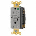 GFCI Receptacle 20A 125VAC 5-20R Gray