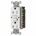 Recept Wht 15 A GFCI 2P3W Back Side 1PK