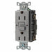 Recept Gray 15 A GFCI 2P3W Bk Sd 1PK