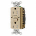 Recept Ivory 15 A GFCI 2P3W Bk Sd 1PK