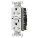 Recept Wht 20 A GFCI 2P3W Back Side 1PK