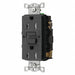 Recept Blk 15 A GFCI 2P3W Back Side 1PK