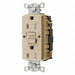 Recept Ivory 15 A GFCI 2P3W Bk Sd 1PK