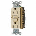 Recept Ivory 15 A GFCI 2P3W Bk Sd 1PK