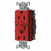 Recept Red 15 A GFCI 2P3W Back Side 1PK