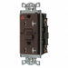 Recept Brown 20 A GFCI 2P3W Bk Sd 1PK