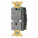 Recept Gray 15 A GFCI 2P3W Bk Sd 1PK