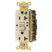 Recept Ivory 20 A GFCI 2P3W Bk Sd 1PK