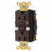 Recept Brown 20 A GFCI 2P3W Bk Sd 1PK