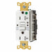 Recept Wht 20 A GFCI 2P3W Back Side 1PK