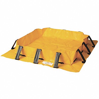 Spill Berm 4 ft.Lx4 ft.Wx8 in.H Yellow