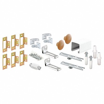 Bi-Fold Closet Track Kit 48 in.L