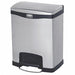 Wastebasket Rectangular 8 gal Black