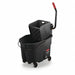 E4108 Mop Bucket and Wringer Black 8 3/4 gal