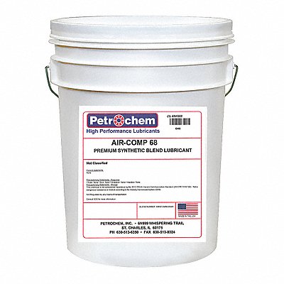 Compressor Oil 5 gal Pail 20 SAE Grade