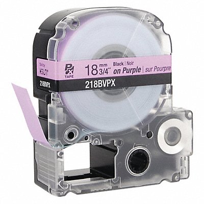 Cartridge Label 3/4 in W Violet