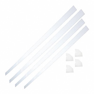 Mirror Installation Kit White 48 in W