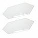 Seam Plates White 3 in W PK2