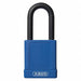 Lockout Padlock KD Blue 1-3/4 H PK6