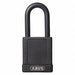 Lockout Padlock KD Black 3 H PK6