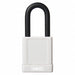 Lockout Padlock KD White 1-3/4 H