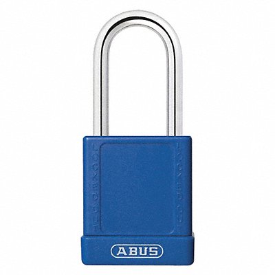 Lockout Padlock KD Blue 1-3/4 H PK6