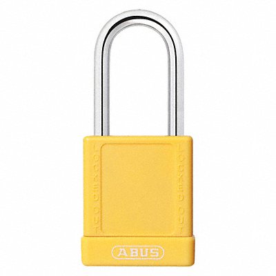 Lockout Padlock KA Yellow 1-3/4 H PK6