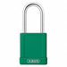 Lockout Padlock KD Green 1-3/4 H