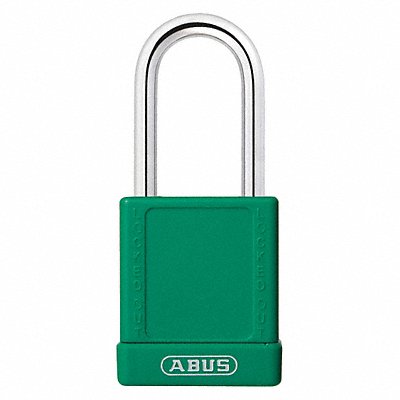 Lockout Padlock KA Green 1-3/4 H PK3