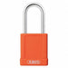 Lockout Padlock KD Orange 1-3/4 H