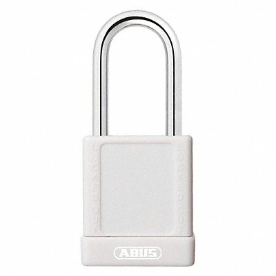 Lockout Padlock KD White 1-3/4 H PK6