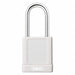 Lockout Padlock KD White 1-3/4 H PK6