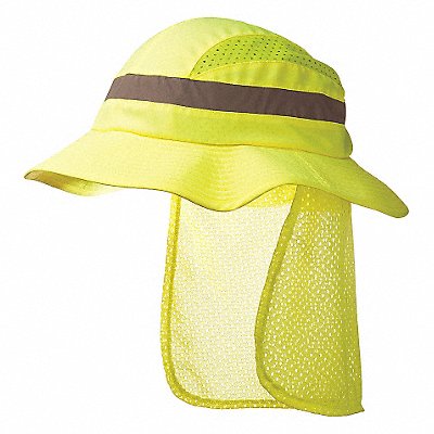 Bump Cap Front Brim Hook-and-Loop Yellow