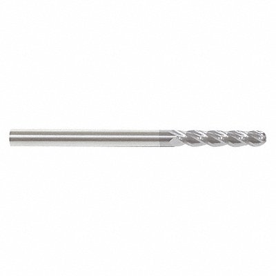 Ball End Mill Single End 1/8 Carbide