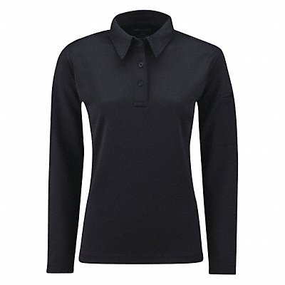 Long Sleeve Polo L LAPD Navy Womens