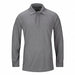 Long Sleeve Polo XL Heather Gray