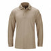 Long Sleeve Polo XS Silver Tan