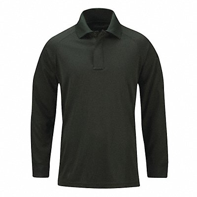 Long Sleeve Polo XS Dark Green