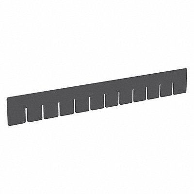 Divider Black Indstr Grd Poly 2 in PK6