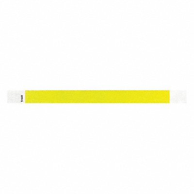 ID Wristband Tyvek Light Yellow PK500