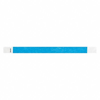 ID Wristband Adhesive Light Blue PK500