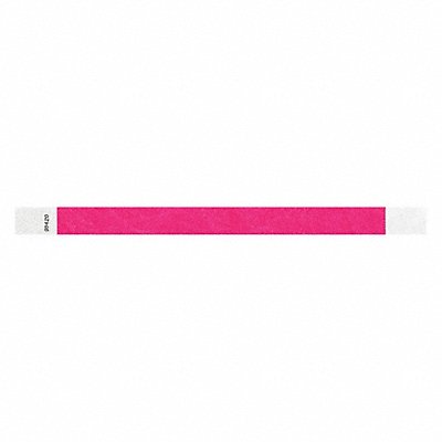 ID Wristband Adhesive Pink PK500