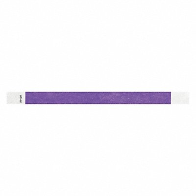 ID Wristband Adhesive Purple PK500