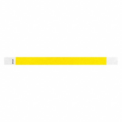 ID Wristband Adhesive Yellow PK500