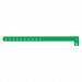 ID Wristband L-Shaped Green 5/8inW PK500