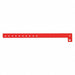 ID Wristband L-Shaped Red 5/8 in W PK500